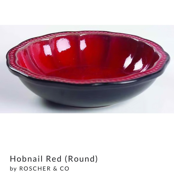 Hobnail Red (Round) by ROSCHER & CO - Picture 11 of 11